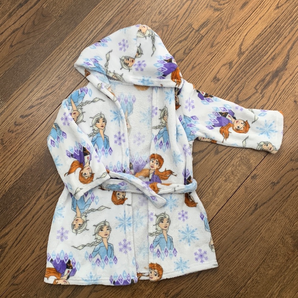 Frozen 2 Elsa & Anna Bathrobe size 4 (xs)